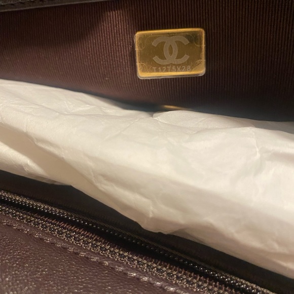 New Chanel 19 Purse brown gold bag chanelbag chanelpurse crossbody handbag - Picture 16 of 17